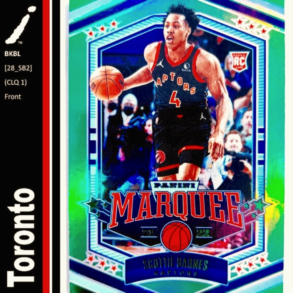 Toronto Raptors (Scottie Barnes) - BKBL [28_SB2] - Rookie Card (RC)